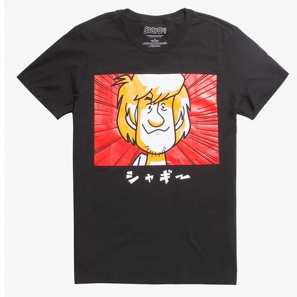 Scooby-Doo Shaggy Japanese T-Shirt HOT TOPIC exclusive - Picture 1 of 3